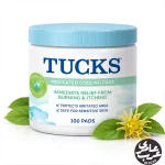 پد توکس Tucks (USA) یک فرآورده موضعی حاوی ویچ هیزل با اثر قابض است